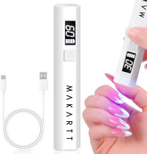 Best Handheld Gel Nail Curing Lamp for Gel Nails, Mini UV LED Gel Nail Polish Dryer, Rechargeable Nail Light with 2 Timers