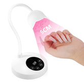 Mini UV Nail Lamp, 10W Rechargeable UV Light Nails for Gel Polish, Professional Nail Lamp with Auto Sensor & 4 Timer