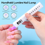 Best Handheld Gel Nail Curing Lamp for Gel Nails, Mini UV LED Gel Nail Polish Dryer, Rechargeable Nail Light with 2 Timers