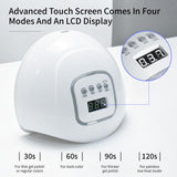 Best Curing Lamp for Gel Nails, Gel Nail Lamp LED Nail Light with Automatic Sensor & 4 Timers