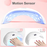 Best Gel Nail Machine UV LED Nail Polish Lamp 40W LED Light with 3 Timers and LCD screen