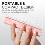 Best Handheld Gel Nail Polish Dryer for Gel Nails, Best Mini Cordless LED Nail Lamp for Fast Drying Home Salon