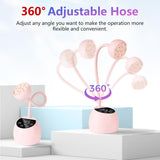 Gooseneck Best Salon Nail Lamp for Gel Nails, Cordless UV Curing Lamp 4 Times & Auto Sensor