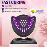 UV Curing Lamp Nails with 4 Timers Setting, Pro Led Nail Lamp with Auto Sensor, Curing Nail Lamp for Nail Polish