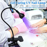Professional Nail Lamp 3W 5V Lamp for Gel Nails with 4 Levels Setting Nail Dryer for Gel Polish Curing