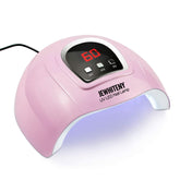 54W Professional Nail LED Light Lamp with 3 Timer Setting, Gel Manicure Dryer with Automatic Sensor