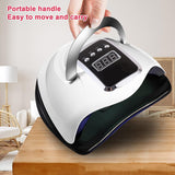 Finger Nail Dryer with 4 Timers Setting, UV Light Nail Dryer 280W, Professional UV Light for Nails with Auto Sensor