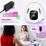 Best LED Nail Dryer 320W for Gel Polish, Best at Home UV LED Nail Lamp with 72Pcs Lamp Beads