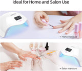 LED Gel Lamp for Gel Nail Polish with Auto Sensor Gel Nail Dryer for Girls Women