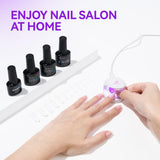 6 in 1 UV Best Glue on Acrylic Nails, False Glue on Nails for Acrylic Nails