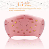 72w UV Gel Nails LED Nail Lamp with 3timers Gel Manicure Light for Gel Nail Polish Kit