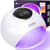 82W UV Professional Nail Lamp Fast Curing Gel Nail Polish with 3 Timers and LCD Display