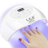 72w UV Gel Nails LED Nail Lamp with 3timers Gel Manicure Light for Gel Nail Polish Kit