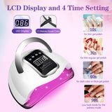 Best UV Nail Lamp 280W Professional UV Nail Dryer Light for Gel Nails Nail Polish Dryer with 66 Beads