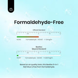 5 in 1 Best Glue For Press On Nails, Solid Gel Glue for Nail Tips and Clear Acrylic Nail, Nail Art Glue Gel Curing Needed