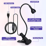 3W LED Light for Gel Nails Mini Led Nail Polish Light with Gooseneck Gel Manicure Light with USB Charge