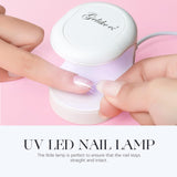 Mini Gelish Nail Dryer for Fake Nails Easy and Flash Lamp LED Nails For Nail Extension System
