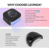 54W Normal Nail Polish Dryer, Professional Nail Lamp Gel with Auto Sensor Fast Curing