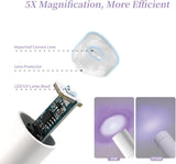 Professional UV Nail Lamp Nail Light with 2 Timers Mini U V LED Nail Lamp Handheld with Stand Rechargeable USB Cordless