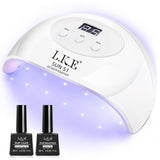 UV LED Light for Nails 72W Nail Dryer UV Light for Gel Nails Fingernail Polish Dryer 3 Timer Auto Sensor