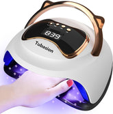 120W Fast Curing Gel Manicure Light for Nails with 4 Timer LCD Display UV LED Light for Nails