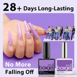 Best Cheap Nail Glue for Press On Nails, Best Glue For Nail Extensions 4 in 1 UV Nail Gel For Nail Tips