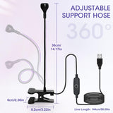 3W LED Light for Gel Nails Mini Led Nail Polish Light with Gooseneck Gel Manicure Light with USB Charge