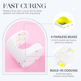 Mini Gelish Nail Dryer for Fake Nails Easy and Flash Lamp LED Nails For Nail Extension System