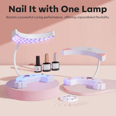 Best UV Light Lamp for Nails, UV Lamp for Nails, 48W Nail Dryer for Gel Nail Polish, Cute Meow Nail Light with 3 Timers, USB LED Nail Lamp for Fast Curing