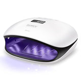UV Light Lamp for Nails 48W with 4 Timer Settings, Nail Dryer for Gel Polish