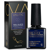 Gel Curing Glue for Long Lasting Nails, Gel Polish Nail Glue for False Nails, Professional Nail Glue for Acrylic Nails
