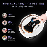 120W Fast Curing Gel Manicure Light for Nails with 4 Timer LCD Display UV LED Light for Nails