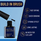 Gel Curing Glue for Long Lasting Nails, Gel Polish Nail Glue for False Nails, Professional Nail Glue for Acrylic Nails