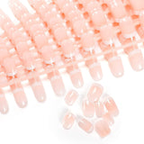 French Manicure Press On Nails 240 Pcs, Best Short Press On Nails for Girls, Full Cover Press On Nails 12 Size