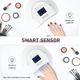 Professional Gel UV Nail Dryer Machine 80W LED Nail Dryer for Gel Polish with 4 Timers