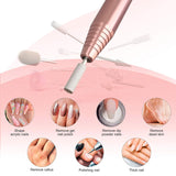 Portable Nail Drill Machine 11 in 1 Kit,Efile Nail Drill Set for Acrylic Gel Nails, Manicure Pedicure Tool with Nail Drill Bits