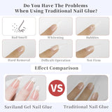 Extra Strong Nail Glue 15ML, Nail Glue Gel Uv for Press Ons, Cheap Nail Glue Long Lasting Nail Tips