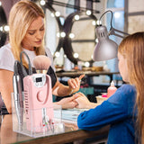 10 Holes Mini Acrylic Nail Drill Bits, Transparent Nail Dremel For Acrylic Nails, Cuticle Bit For Nail Drill