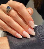 24 Pcs Press On Nail Stickers Medium, French Manicure Press On Nails with Glue, Best Quality Acrylic Nails for Women