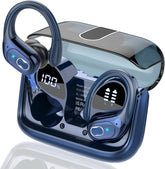 Bluetooth Wireless Earbuds with ENC Noise Cancelling & 75H Battery, Royal Blue