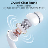 Wireless Headphones In Ear with LED Display, IPX5 Waterproof for Sports