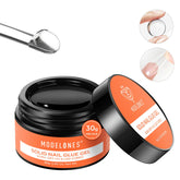 30 g Nail Glue for Gel Nails Long-Lasting Strong Adhesion Solid Gel Nail Glue Need UV Light Cured