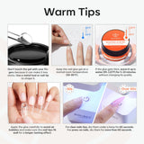 30 g Nail Glue for Gel Nails Long-Lasting Strong Adhesion Solid Gel Nail Glue Need UV Light Cured