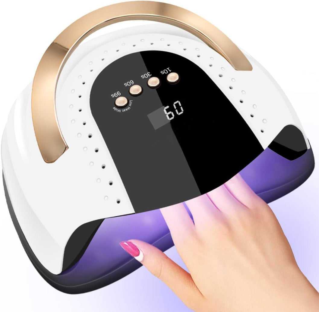 Nail UV Lamp Professional with 4 Timers Setting, Best UV Nail Lamp for Gel Nails, Table Lamp 68W for Manicure