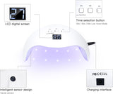 Best Gel Nail Machine UV LED Nail Polish Lamp 40W LED Light with 3 Timers and LCD screen