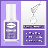 Professional Brush on Nail Glue on acrylic nails  Best Press on Nail Glue Long Lasting 7ML/0.23OZ