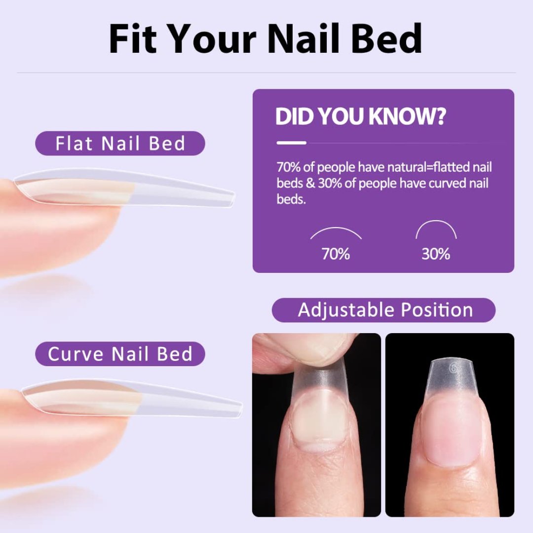 30g Solid Nail Gel Nail Glue for Acrylic Nails, Upgrade Cure Needed Best False Nail Glue Long Lasting