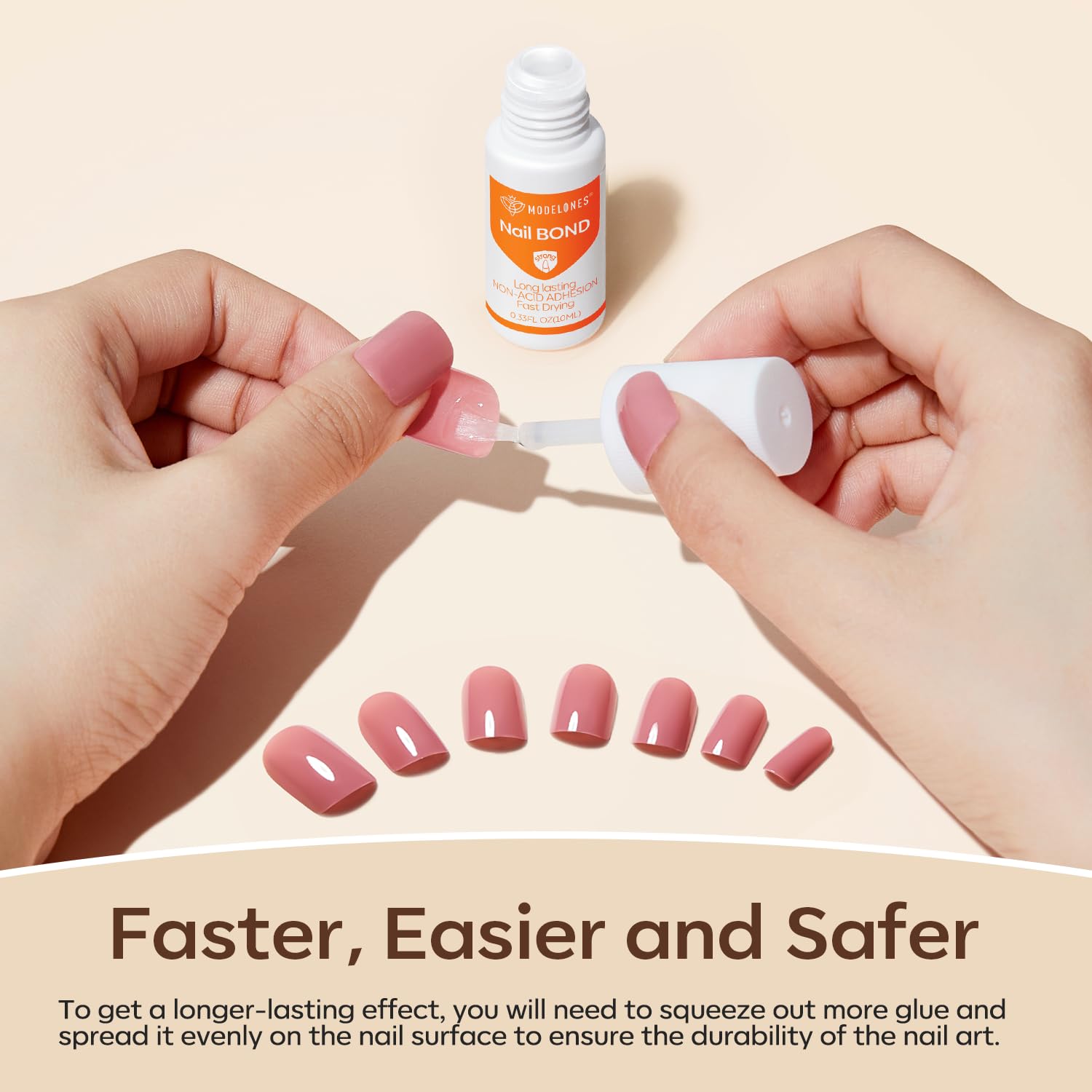 10 ML Nail Glue for Acrylic Nails Super Strong Long Lasting Gel Nail Glue for Nail Tips