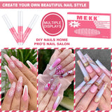 Super Strong Nail Glue for Acrylic Nails, Best False Nail Glue, Professional Nail Tip Glue Nail Tech for Nail Tips 0.07OZ/PCS