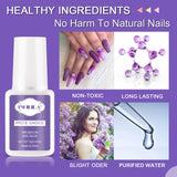 Professional Brush on Nail Glue on acrylic nails  Best Press on Nail Glue Long Lasting 7ML/0.23OZ